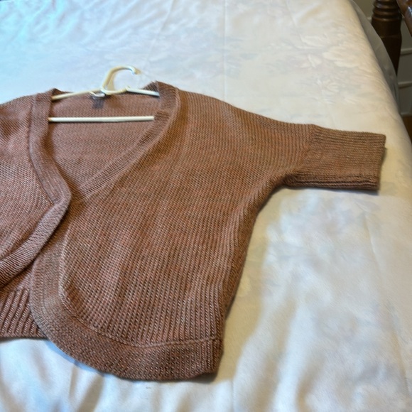 Chicos Wool Blend Fall One Snap Cardigan Sweater Size 2(12) - Picture 8 of 15